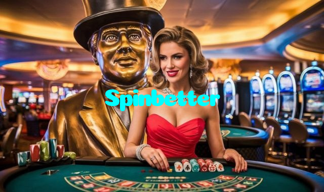 Spinbetter casino presented on mobile device in Pakistan with slots and live games